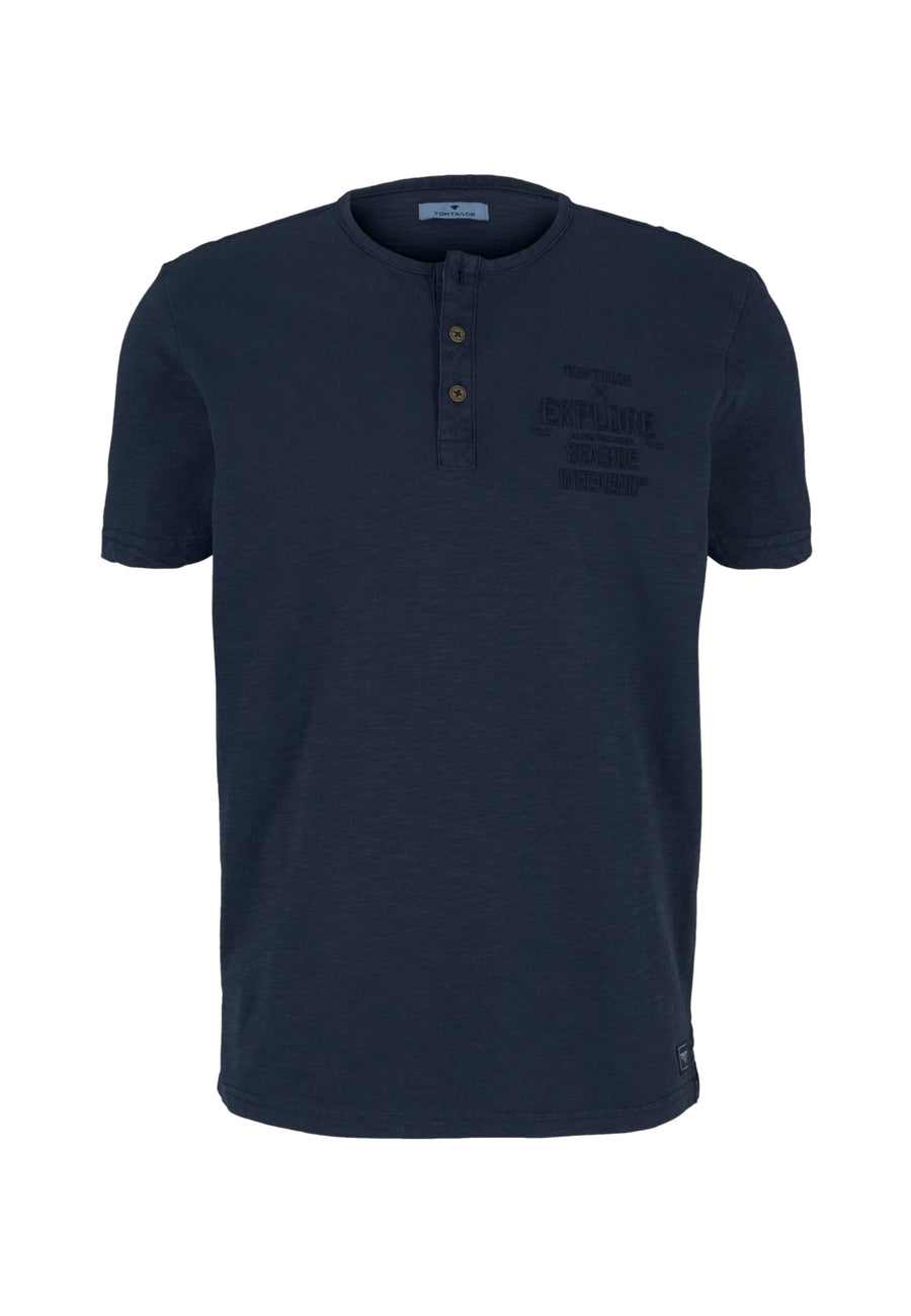 Tom Tailor T-Shirt in Melange Optik