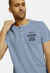 Tom Tailor T-Shirt in Melange Optik