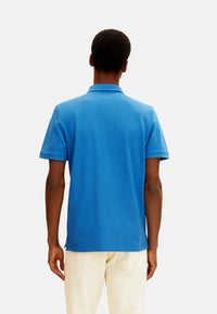 Tom Tailor Basic T-Shirt mit Polokragen und Knopfleiste