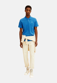 Tom Tailor Basic T-Shirt mit Polokragen und Knopfleiste