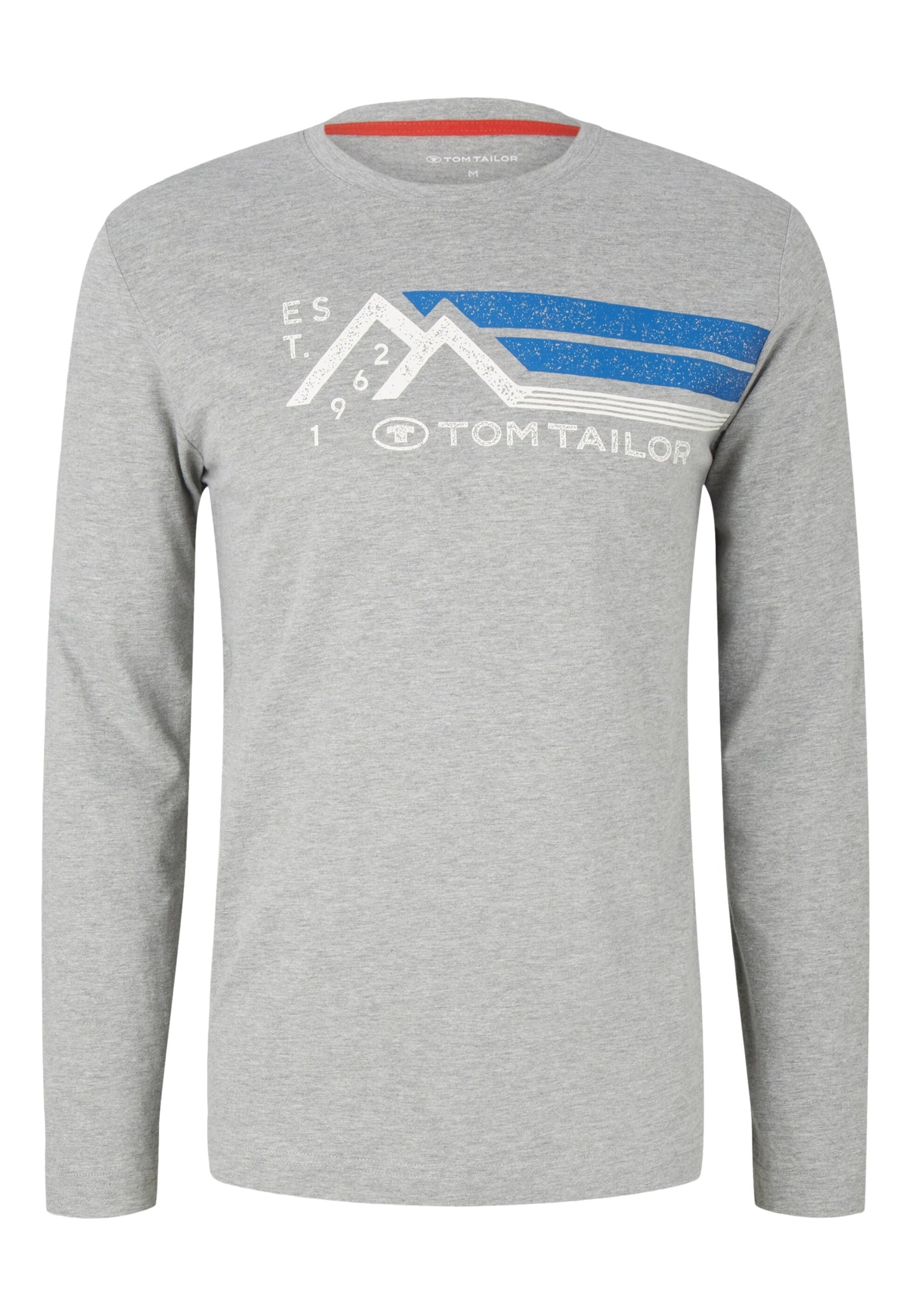 Tom Tailor Langarmshirt mit Rundhalsausschnitt und Motivprint