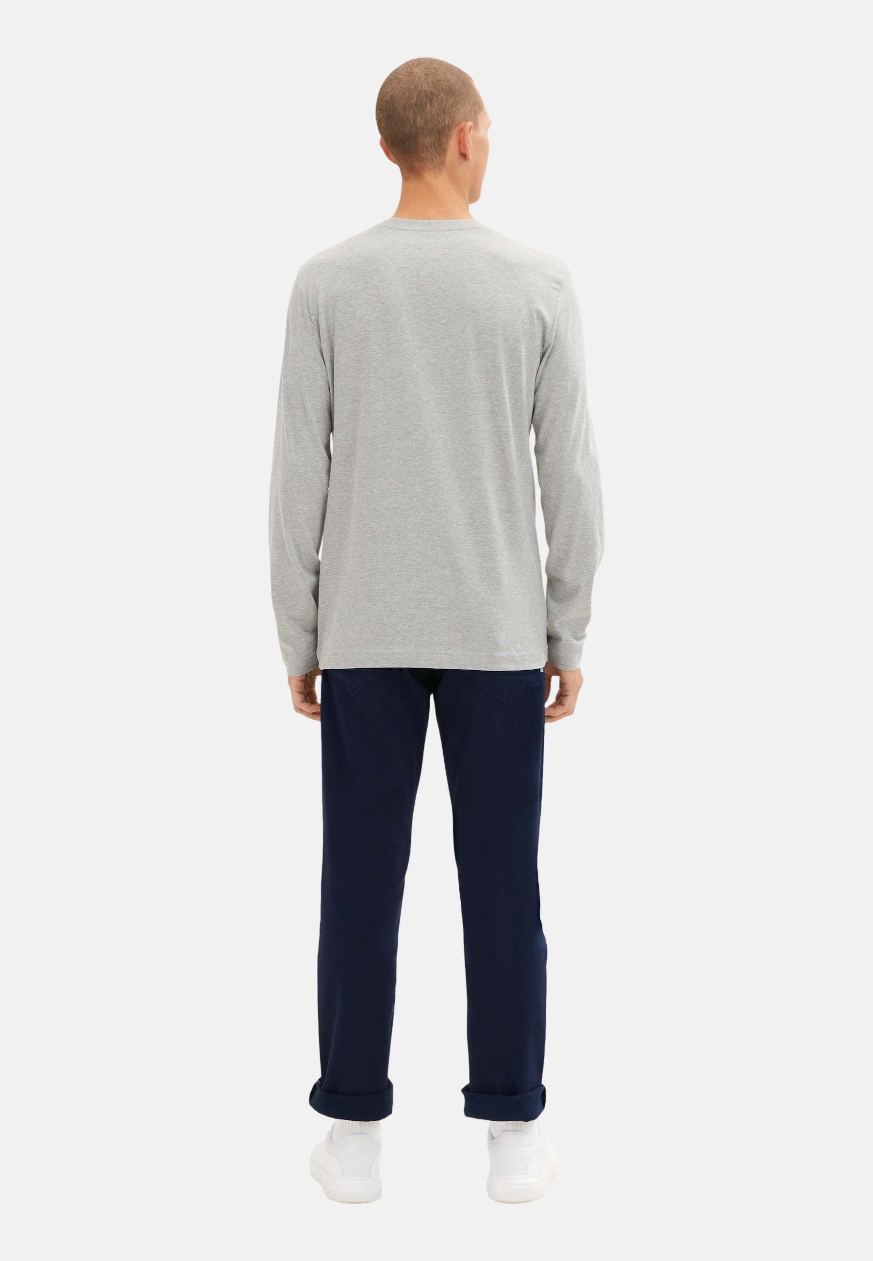 Tom Tailor Langarmshirt mit Rundhalsausschnitt und Motivprint