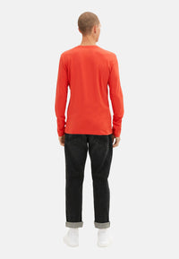 Tom Tailor Langarmshirt mit Rundhalsausschnitt und Motivprint