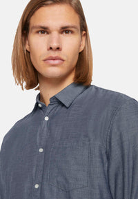 Tom Tailor Shirt fein strukturiert mit Bio Baumwolle