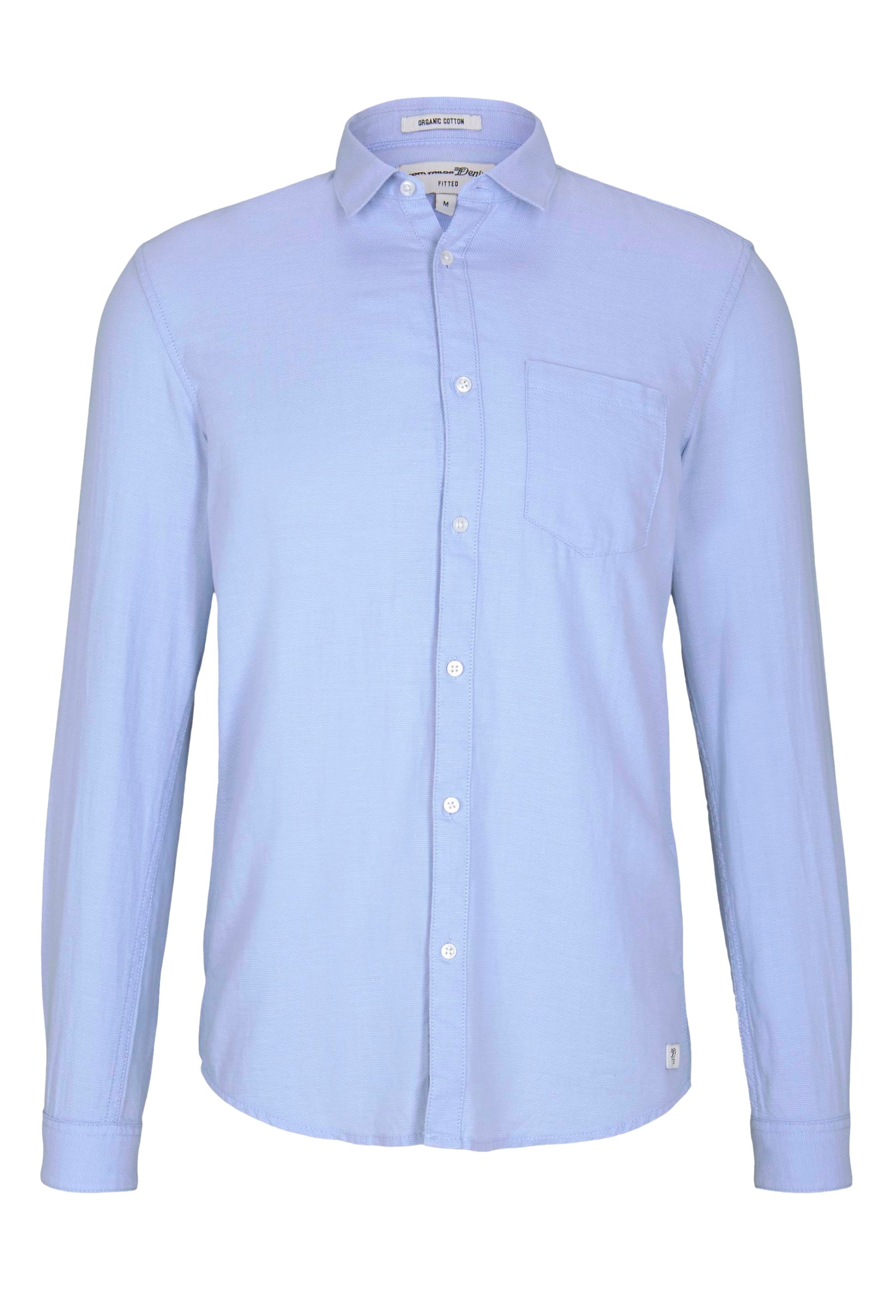 Tom Tailor Shirt fein strukturiert mit Bio Baumwolle