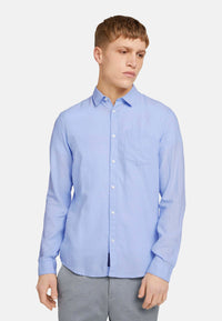 Tom Tailor Shirt fein strukturiert mit Bio Baumwolle