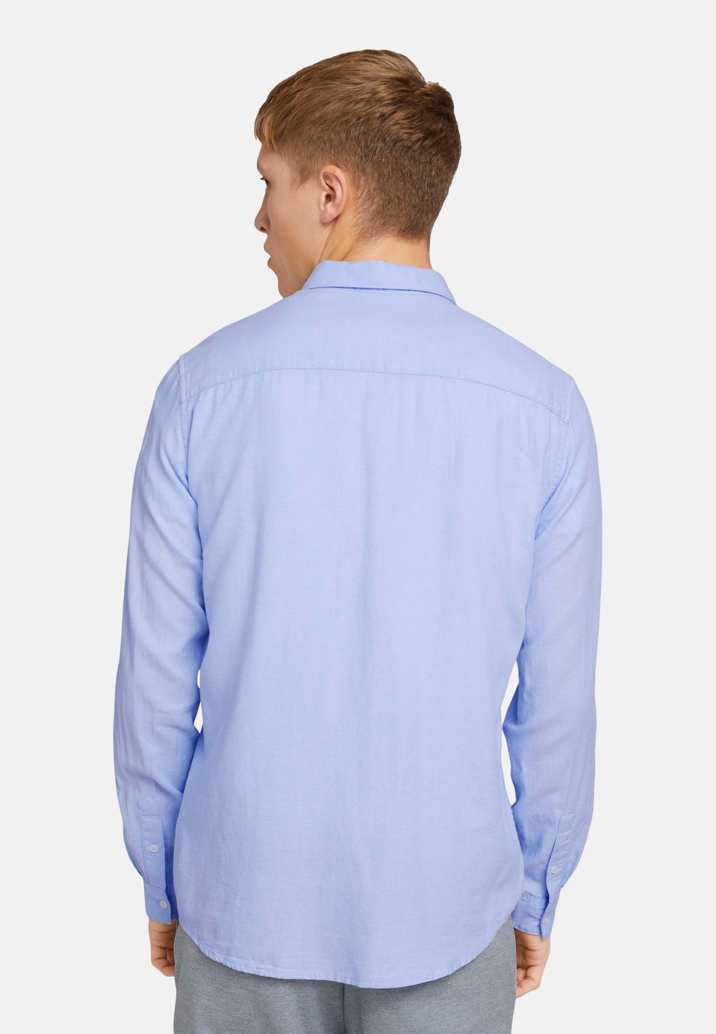 Tom Tailor Shirt fein strukturiert mit Bio Baumwolle