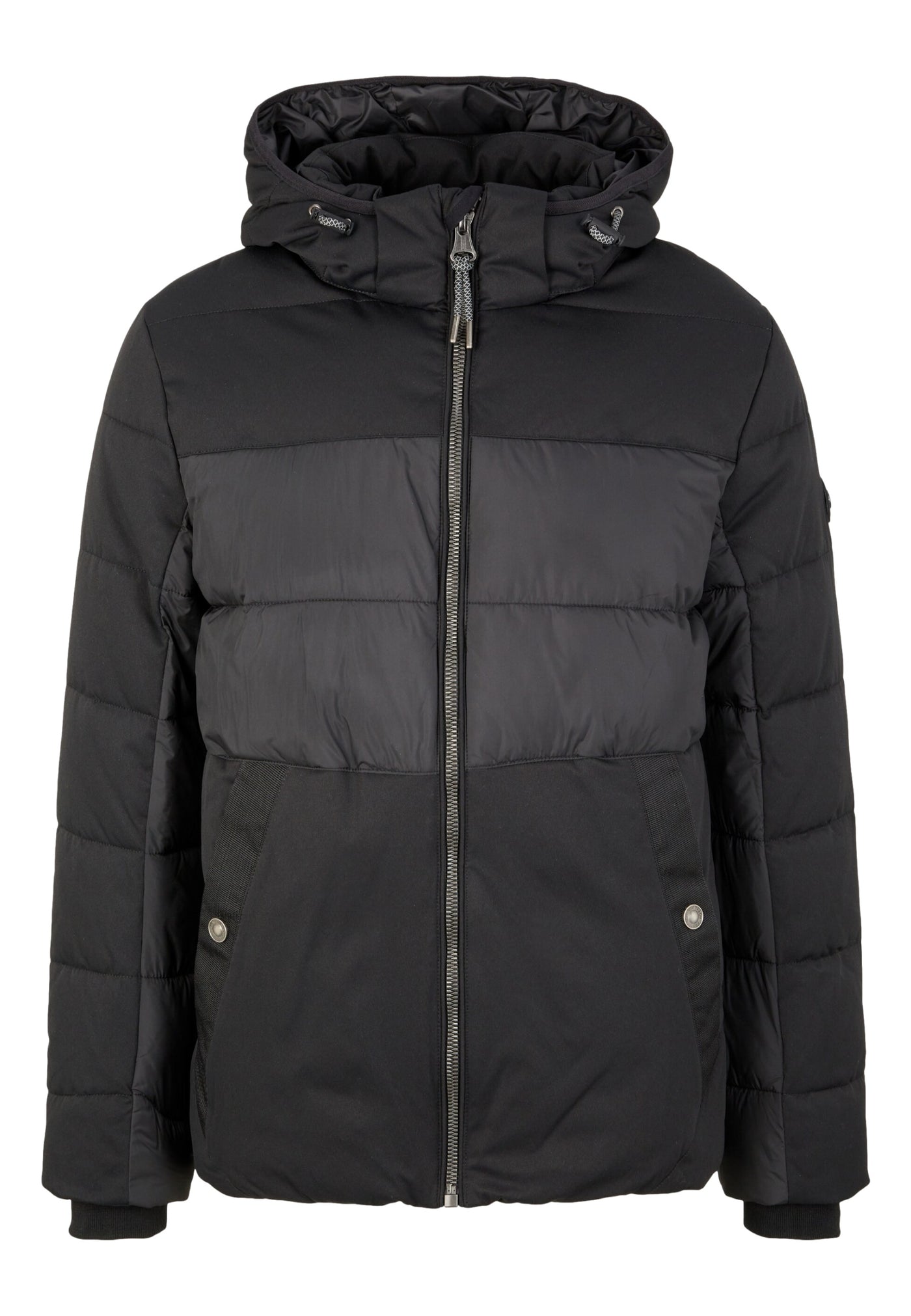 Tom Tailor Pufferjacke mit abnehmbarer Kapuze und seitlichen Eingrifftaschen