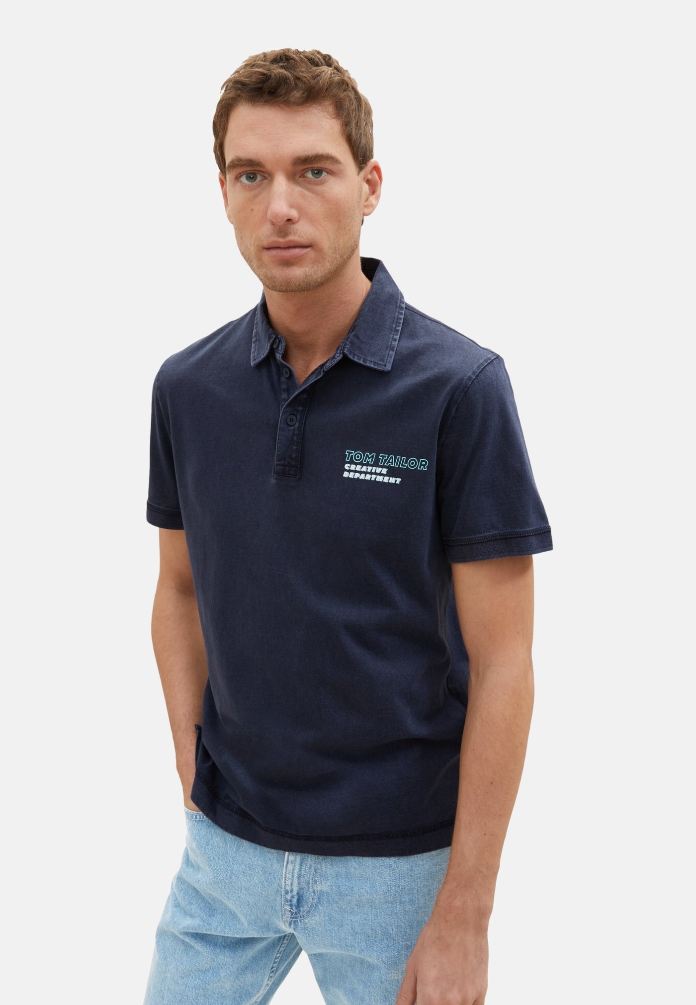 Tom Tailor Kurzarmshirt mit Polokragen