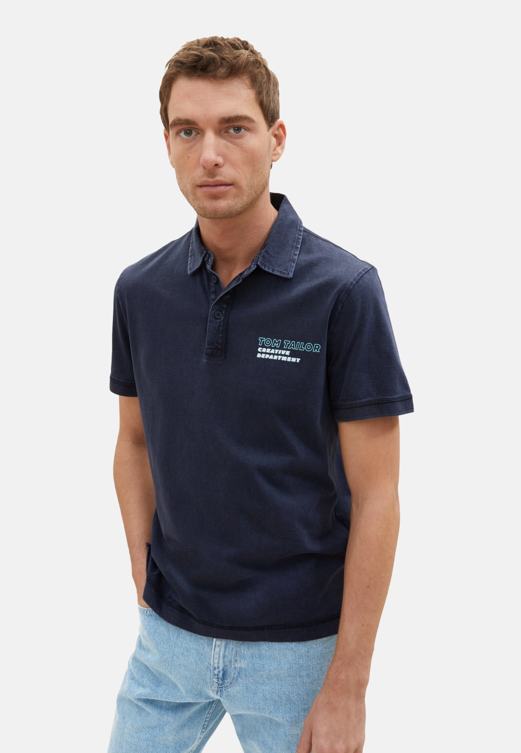 Tom Tailor Kurzarmshirt mit Polokragen