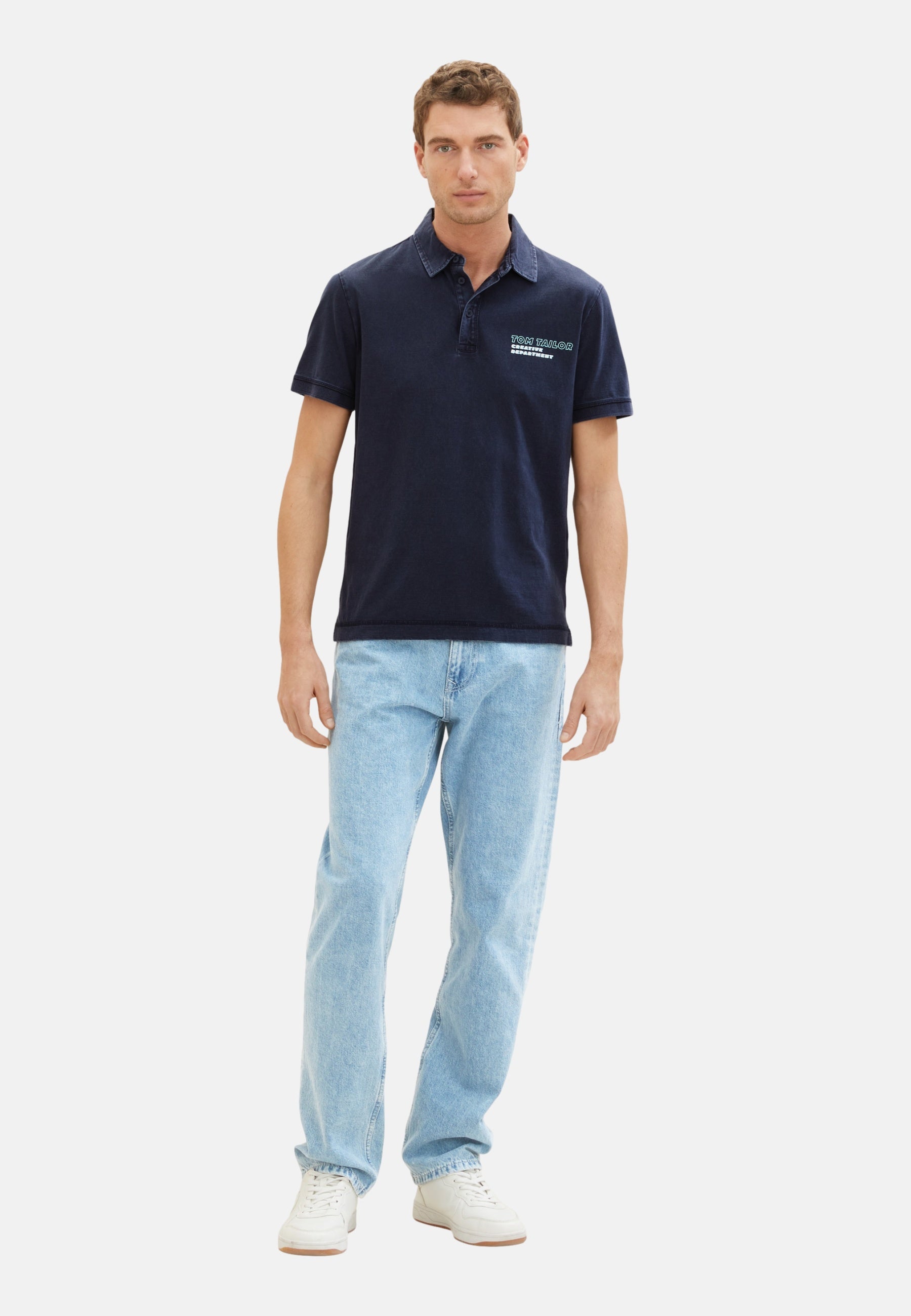 Tom Tailor Kurzarmshirt mit Polokragen