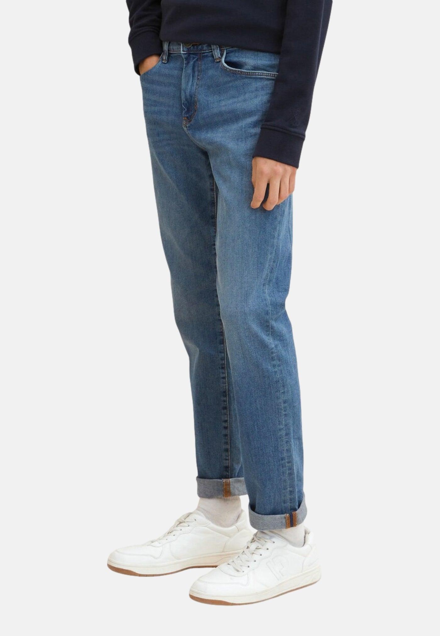 Tom Tailor Josh Slim Jeans im Five-Pocket-Style mit leichter Waschung