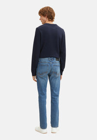 Tom Tailor Josh Slim Jeans im Five-Pocket-Style mit leichter Waschung
