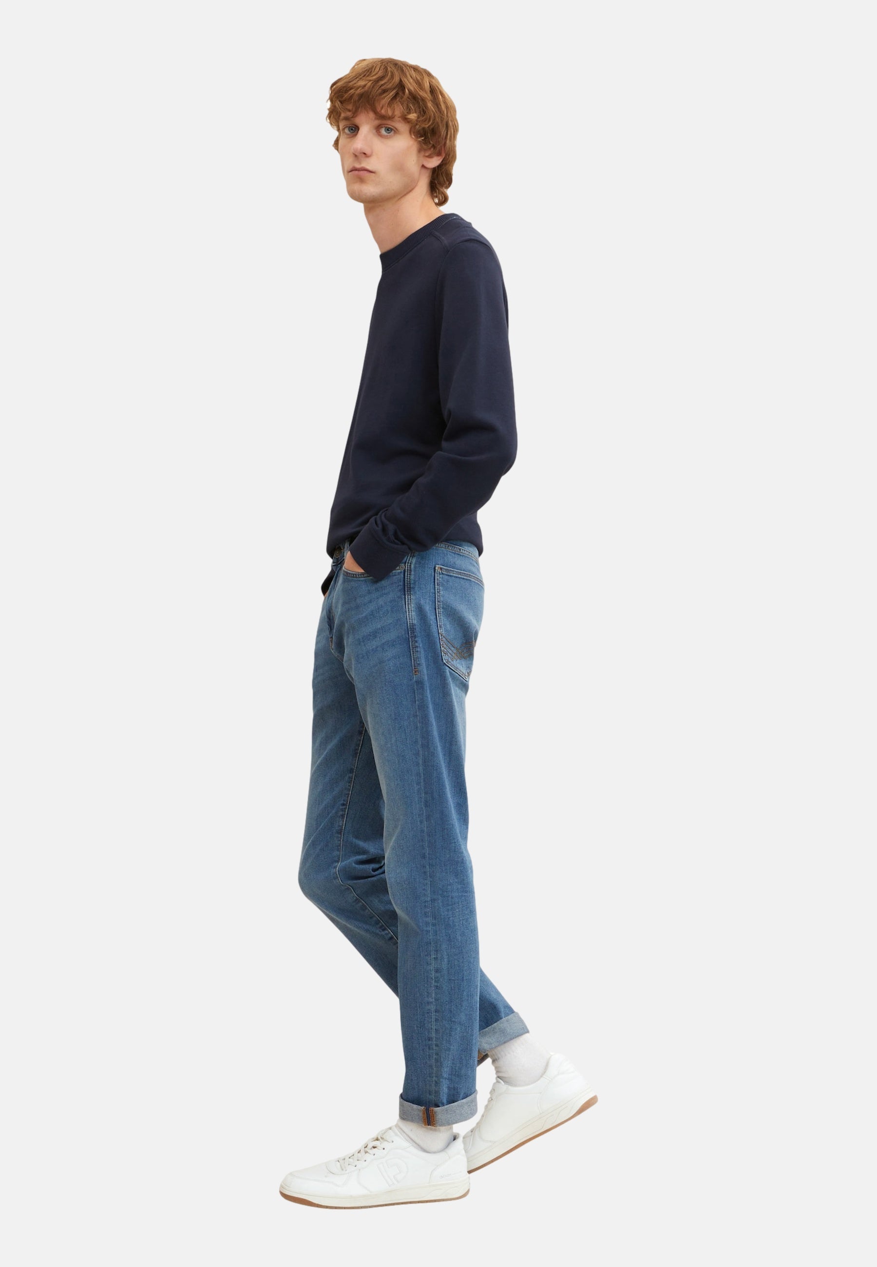 Tom Tailor Josh Slim Jeans im Five-Pocket-Style mit leichter Waschung
