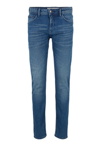 Tom Tailor Piers Slim Jeans mit leichter Waschung im Five-Pocket-Style