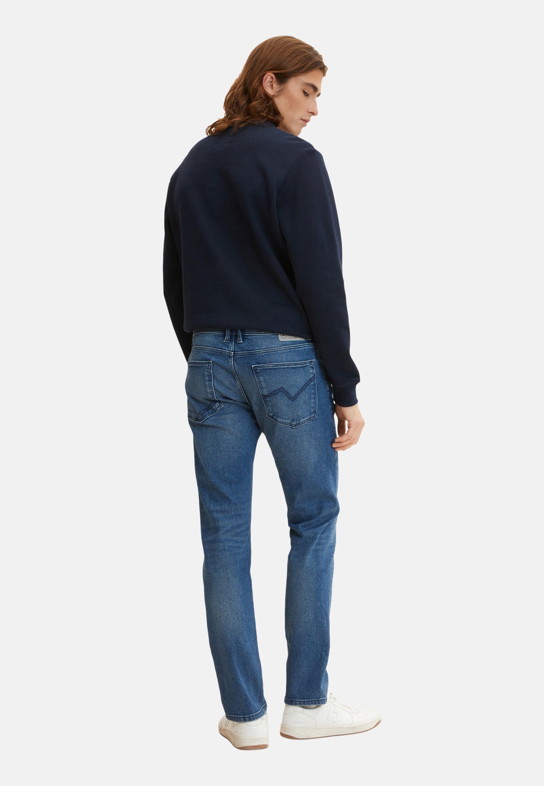 Tom Tailor Piers Slim Jeans mit leichter Waschung im Five-Pocket-Style