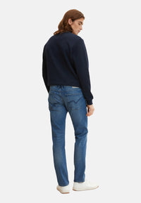 Tom Tailor Piers Slim Jeans mit leichter Waschung im Five-Pocket-Style