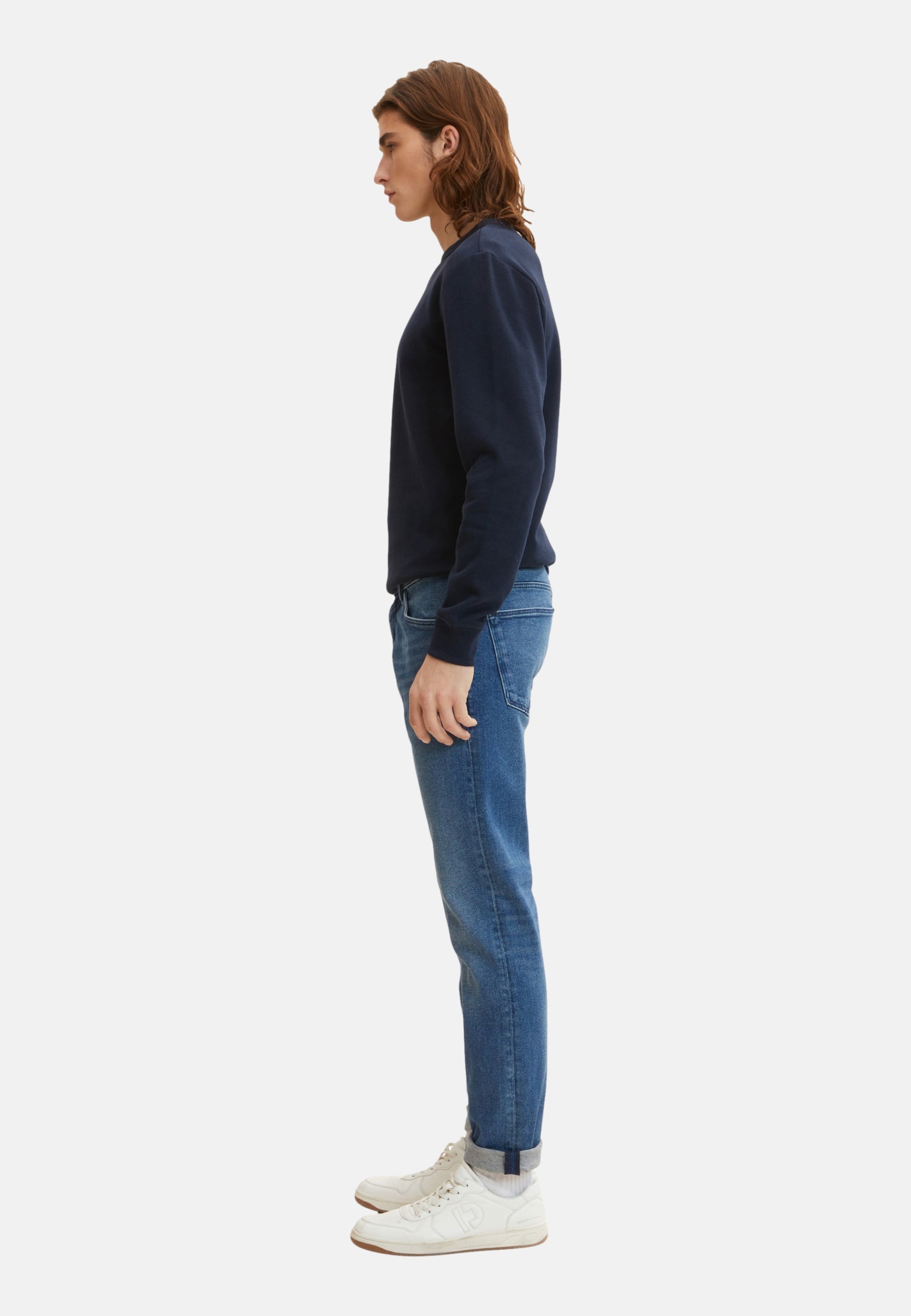 Tom Tailor Piers Slim Jeans mit leichter Waschung im Five-Pocket-Style