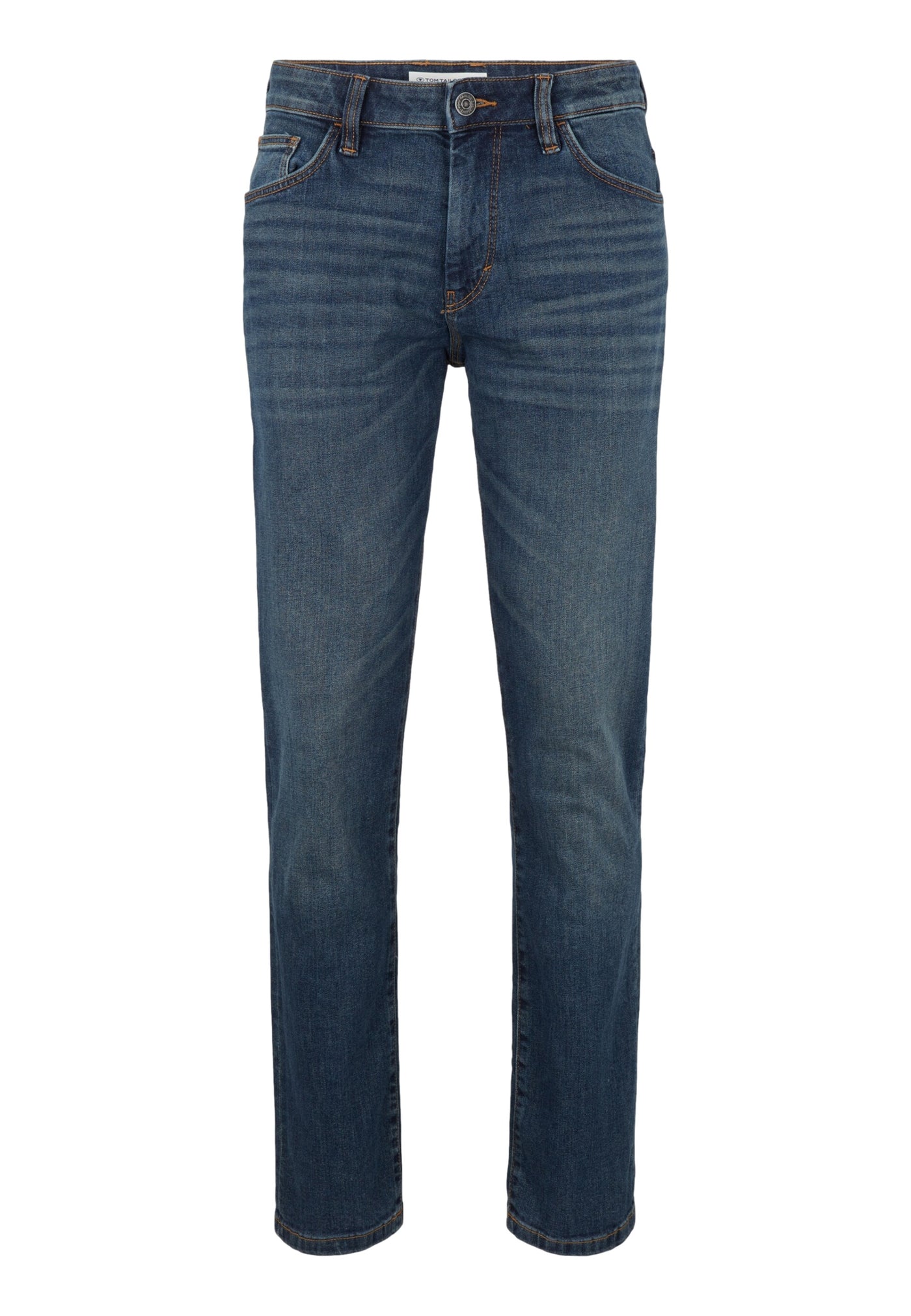 Tom Tailor Marvin Straight Jeans im Five-Pocket-Design mit Label Patch