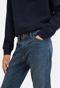 Tom Tailor Marvin Straight Jeans im Five-Pocket-Design mit Label Patch