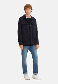 Tom Tailor Marvin Straight Jeans im Five-Pocket-Design mit Label Patch