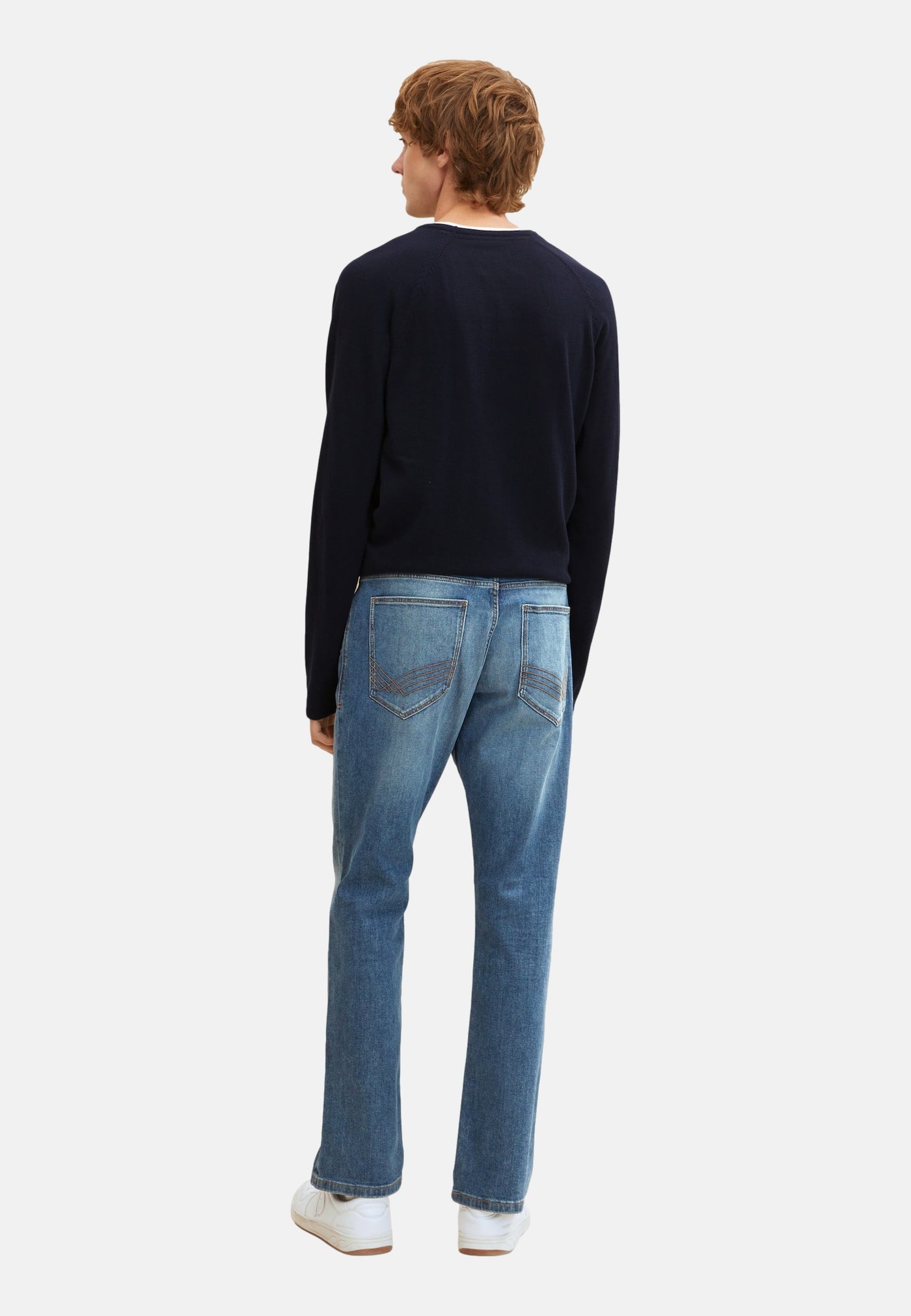 Tom Tailor Marvin Straight Jeans im Five-Pocket-Design mit Label Patch