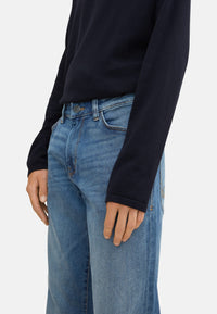 Tom Tailor Marvin Straight Jeans im Five-Pocket-Design mit Label Patch