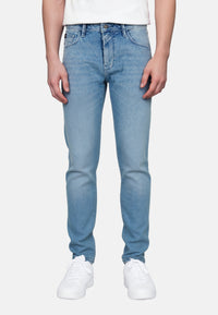 Tom Tailor Piers Slim Jeans mit leichter Waschung im Five-Pocket-Style