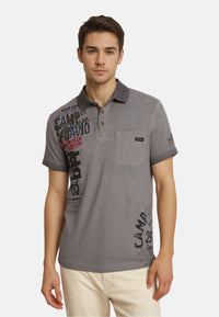 Camp David THE CRAFTSMEN Polo-Kurzarmshirt