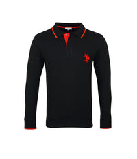 U.S. POLO Longsleeve Poloshirt Polokragen