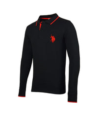 U.S. POLO Longsleeve Poloshirt Polokragen