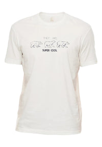 Ragwear REZY ORGANIC Kurzarmshirt mit Rundhalsausschnitt und Statement-Print