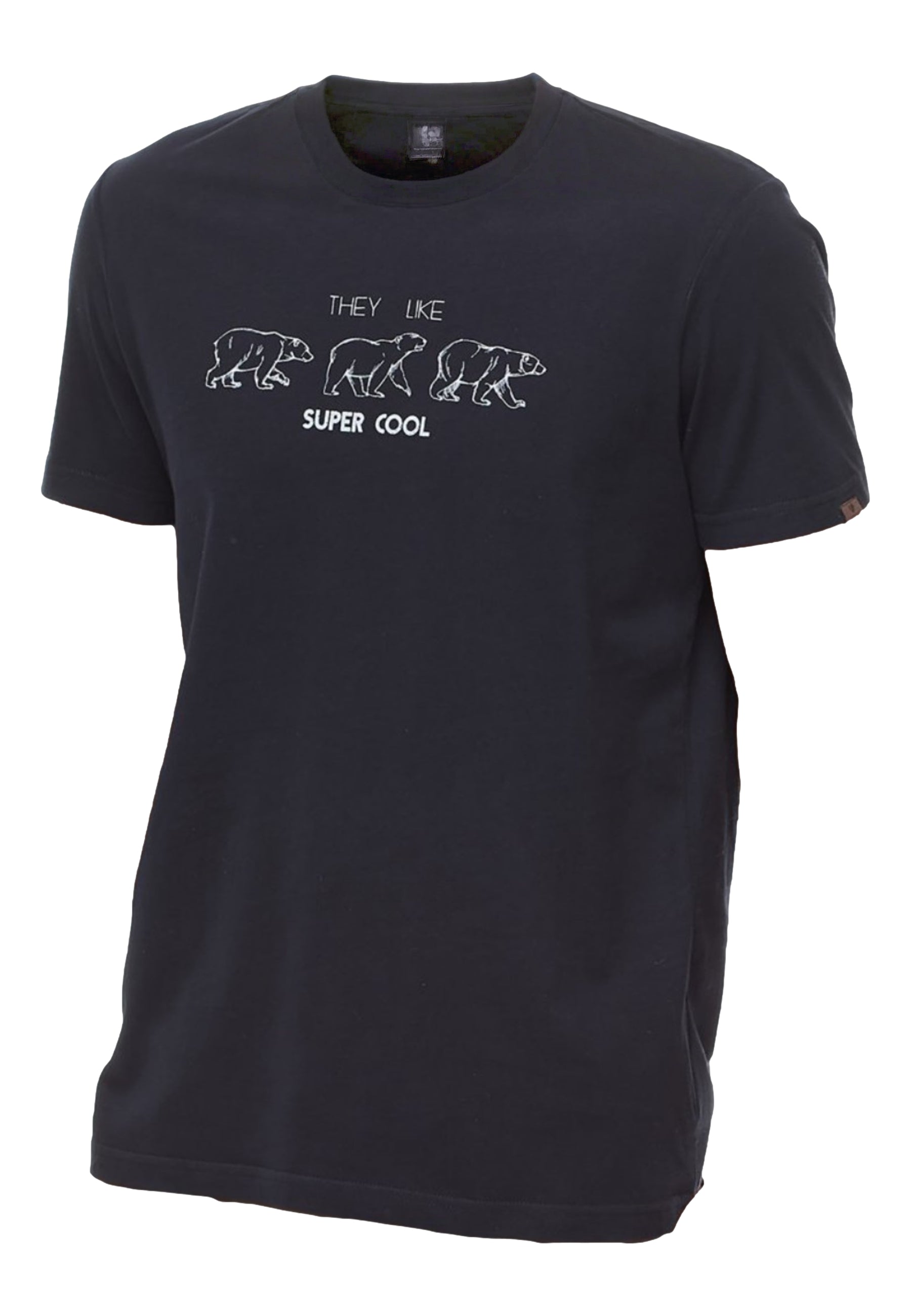 Ragwear REZY ORGANIC Kurzarmshirt mit Rundhalsausschnitt und Statement-Print