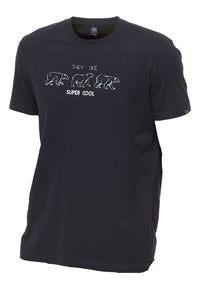 Ragwear REZY ORGANIC Kurzarmshirt mit Rundhalsausschnitt und Statement-Print