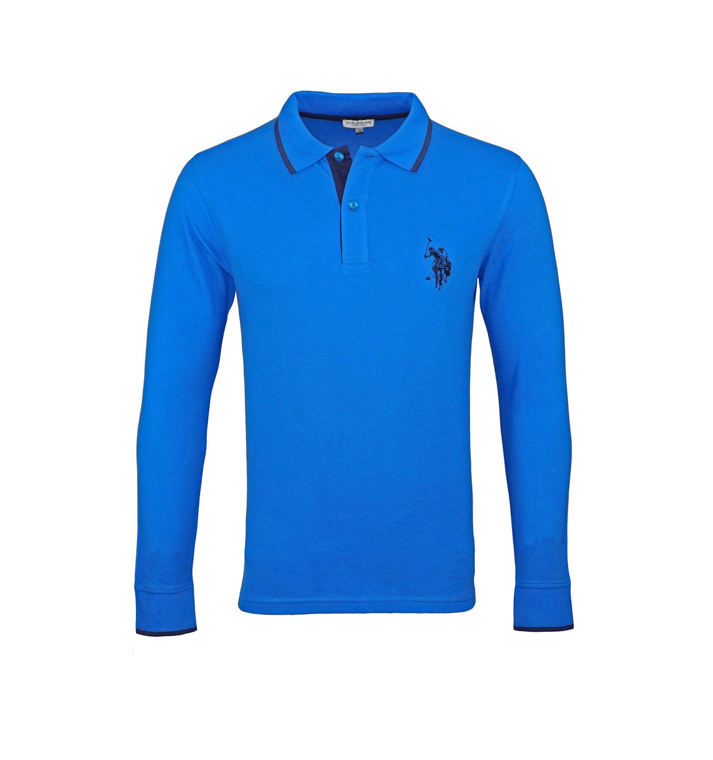 U.S. POLO Longsleeve Poloshirt Polokragen