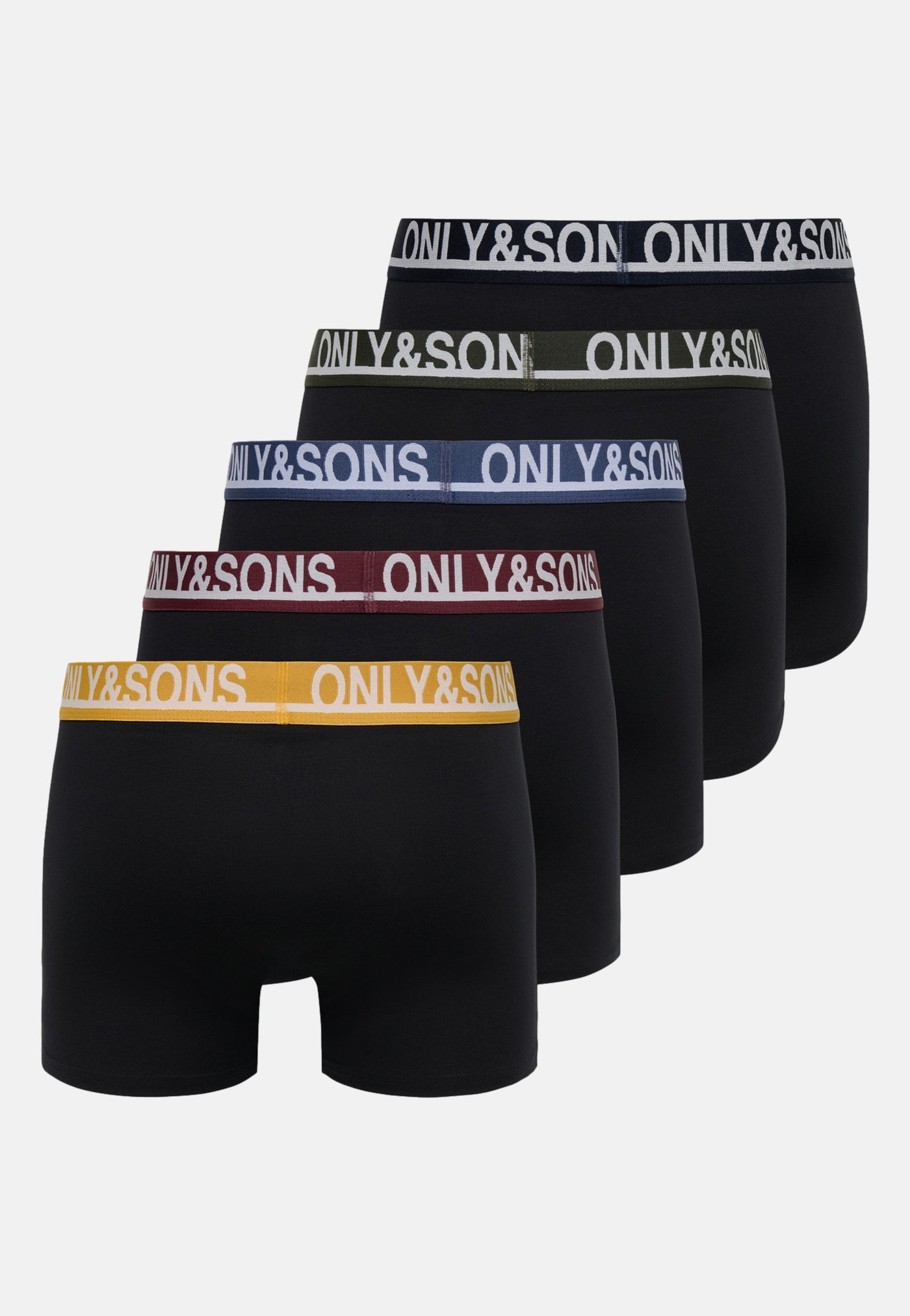 Only & Sons Trey Solid Unterhosen Fünferpack