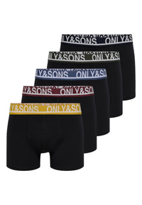 Only & Sons Trey Solid Unterhosen Fünferpack
