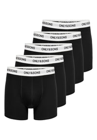 Only & Sons Trey Solid Unterhosen Fünferpack