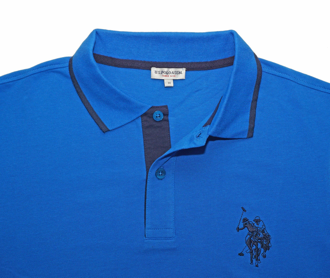 U.S. POLO Longsleeve Poloshirt Polokragen