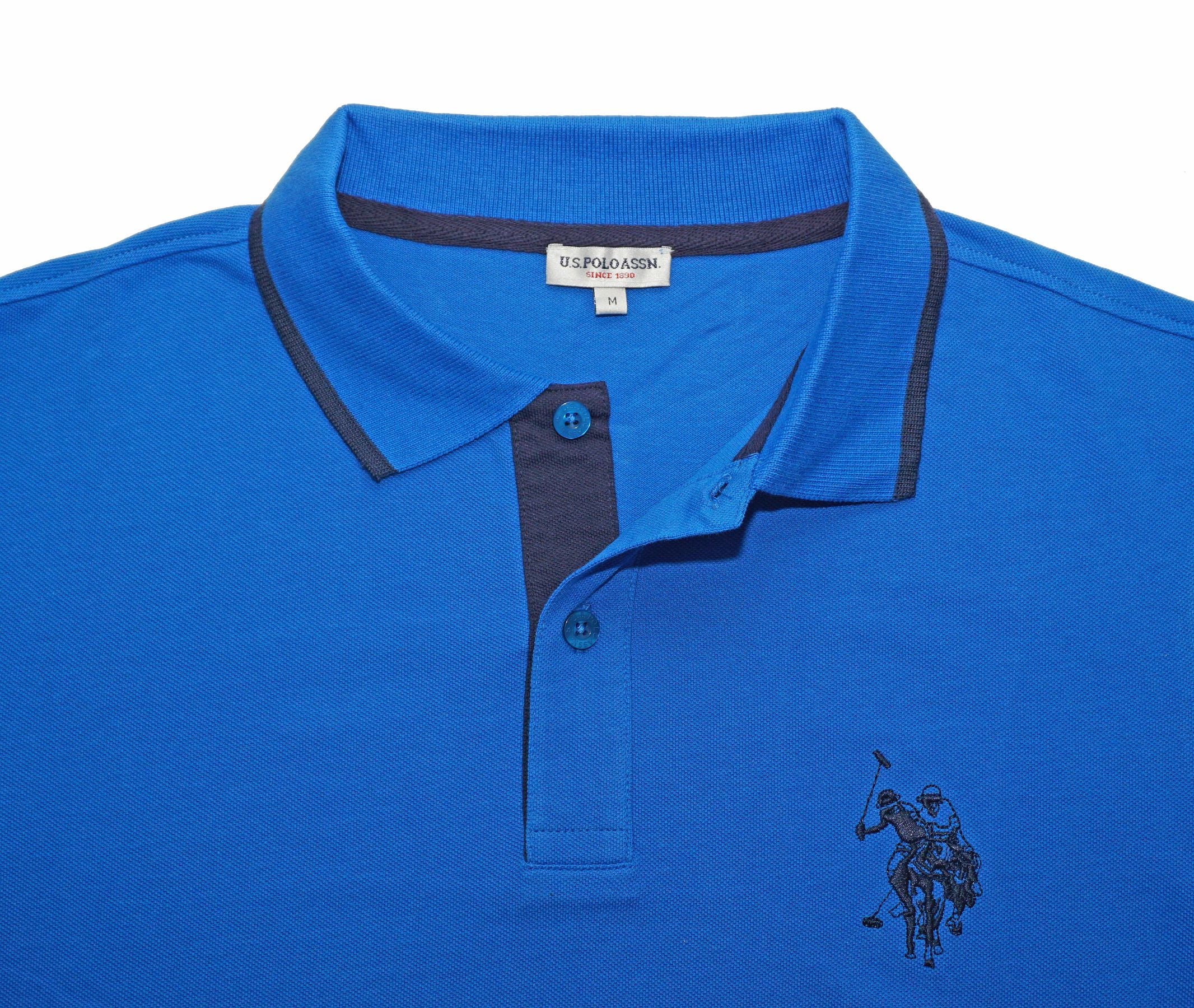 U.S. POLO Longsleeve Poloshirt Polokragen