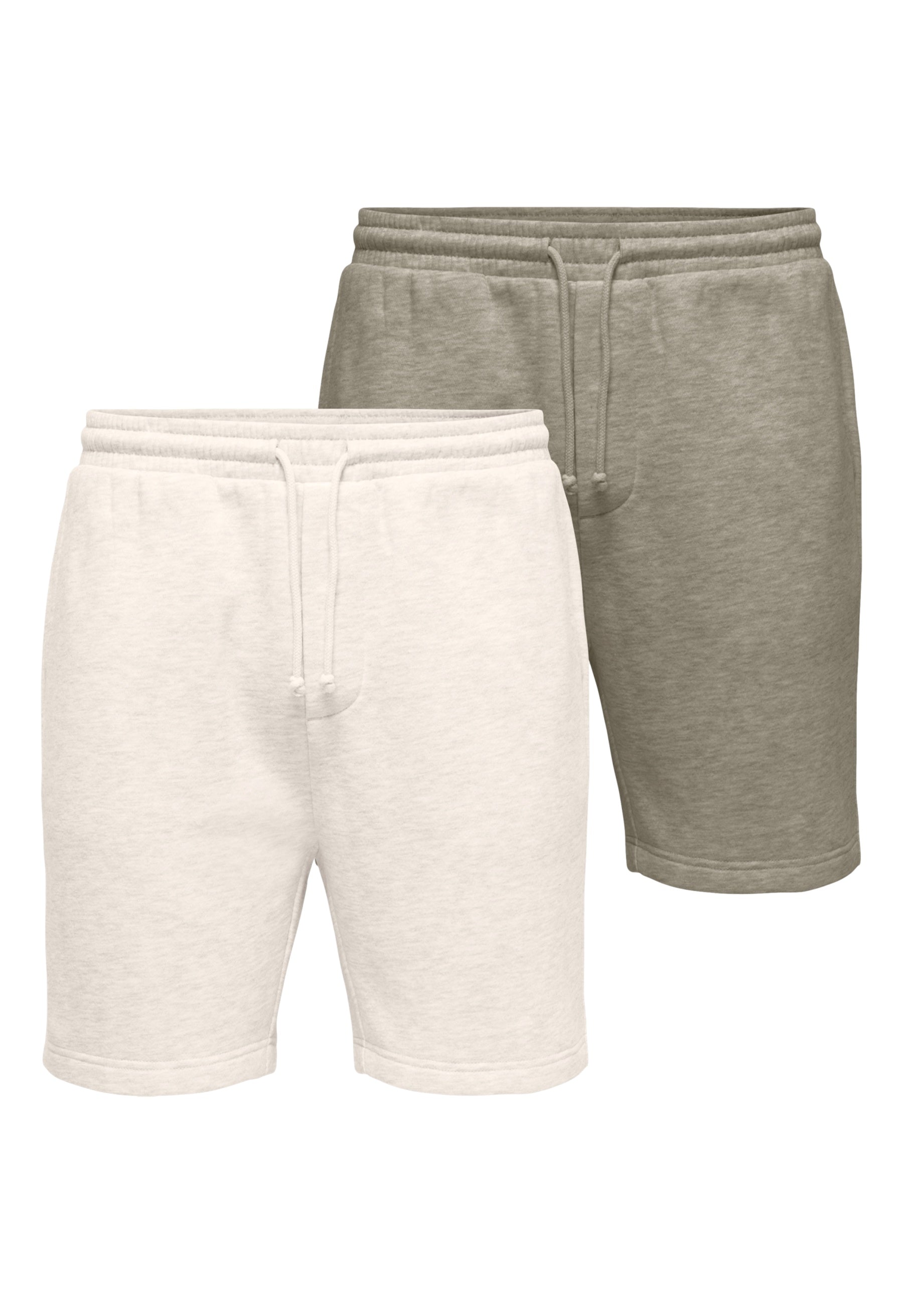 Only & Sons Chase kurze Jogginghosen Doppelpack