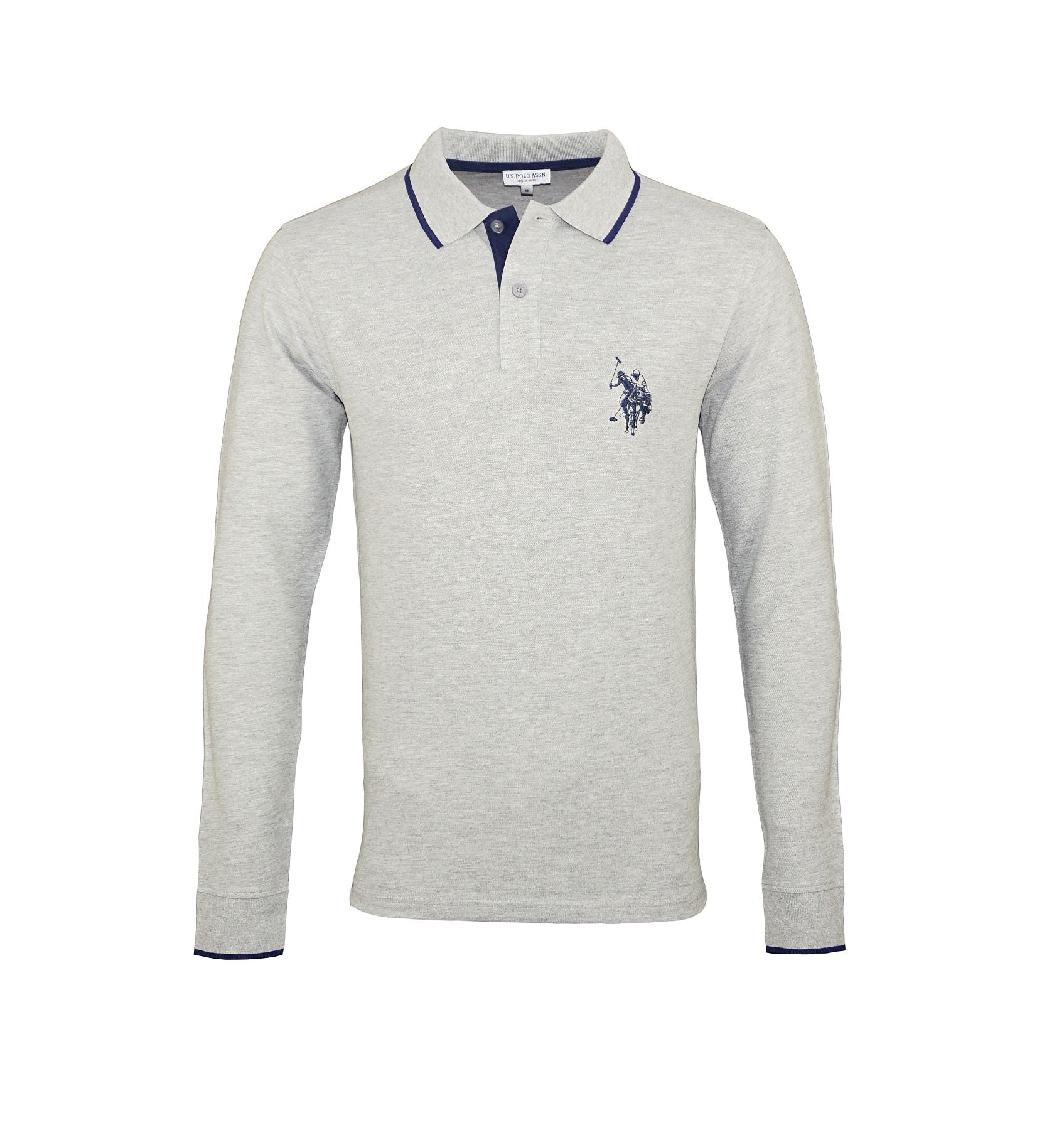 U.S. POLO Longsleeve Poloshirt Polokragen