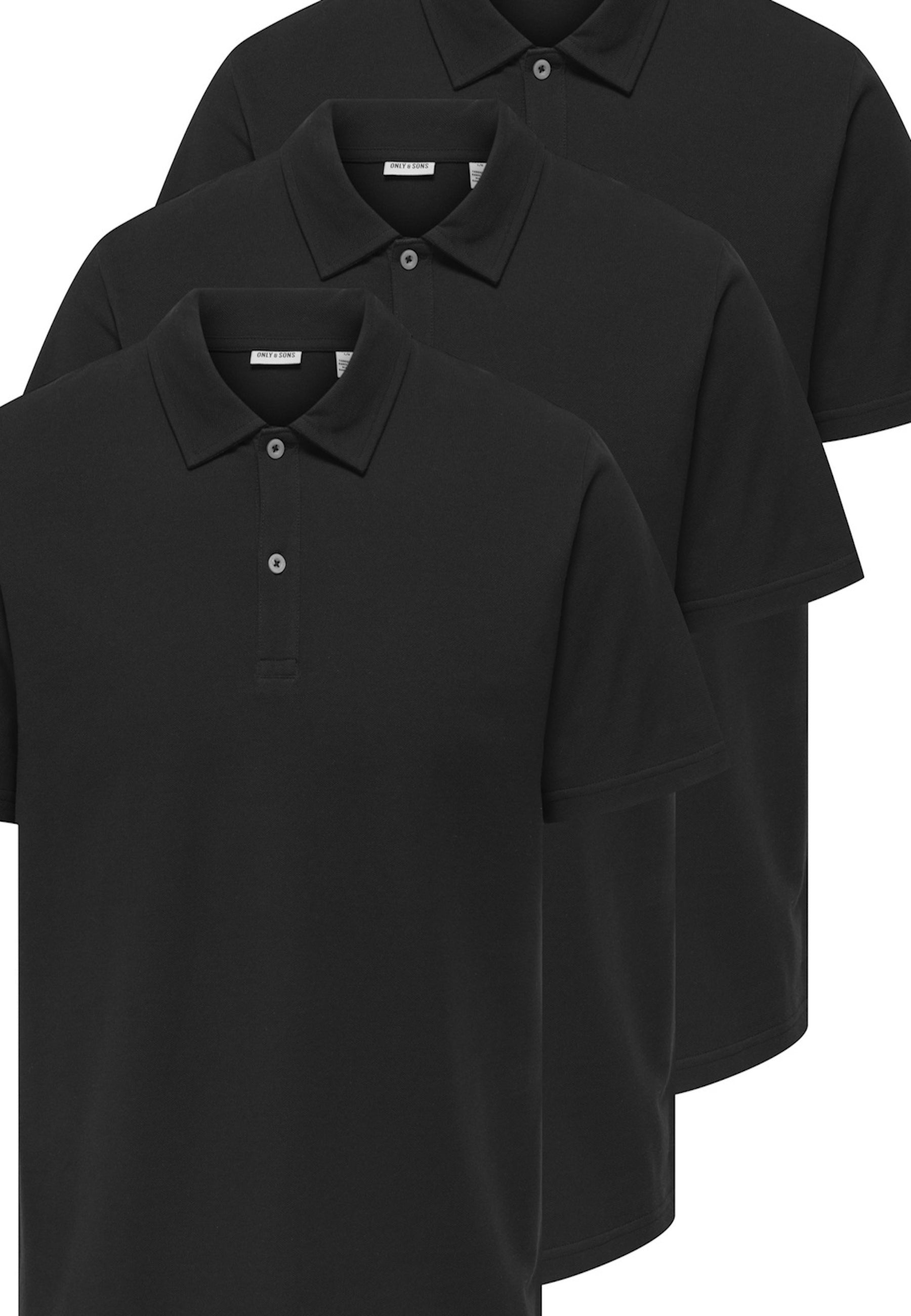 Only & Sons GORDON Kurzarmshirt im Dreierpack