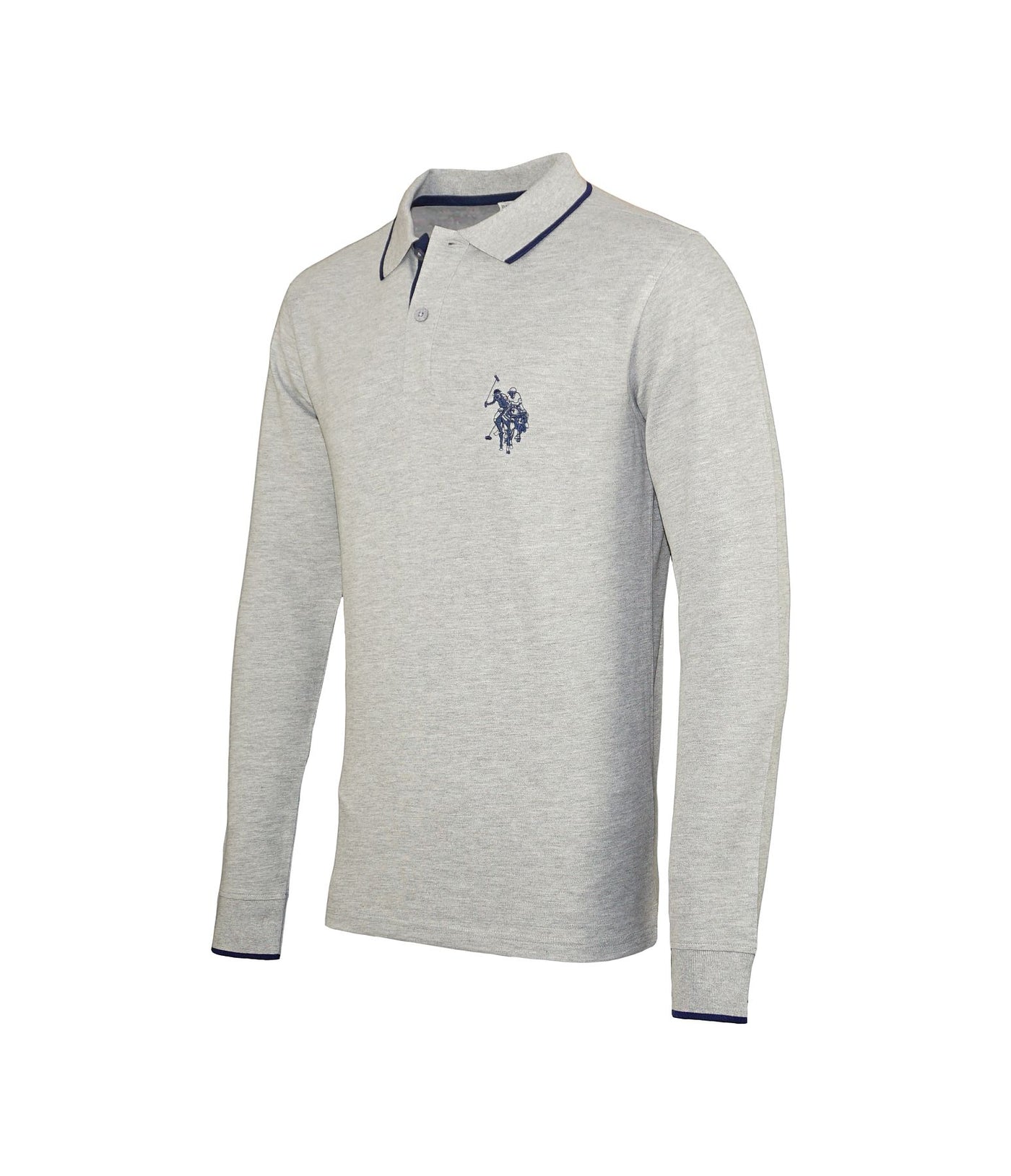 U.S. POLO Longsleeve Poloshirt Polokragen