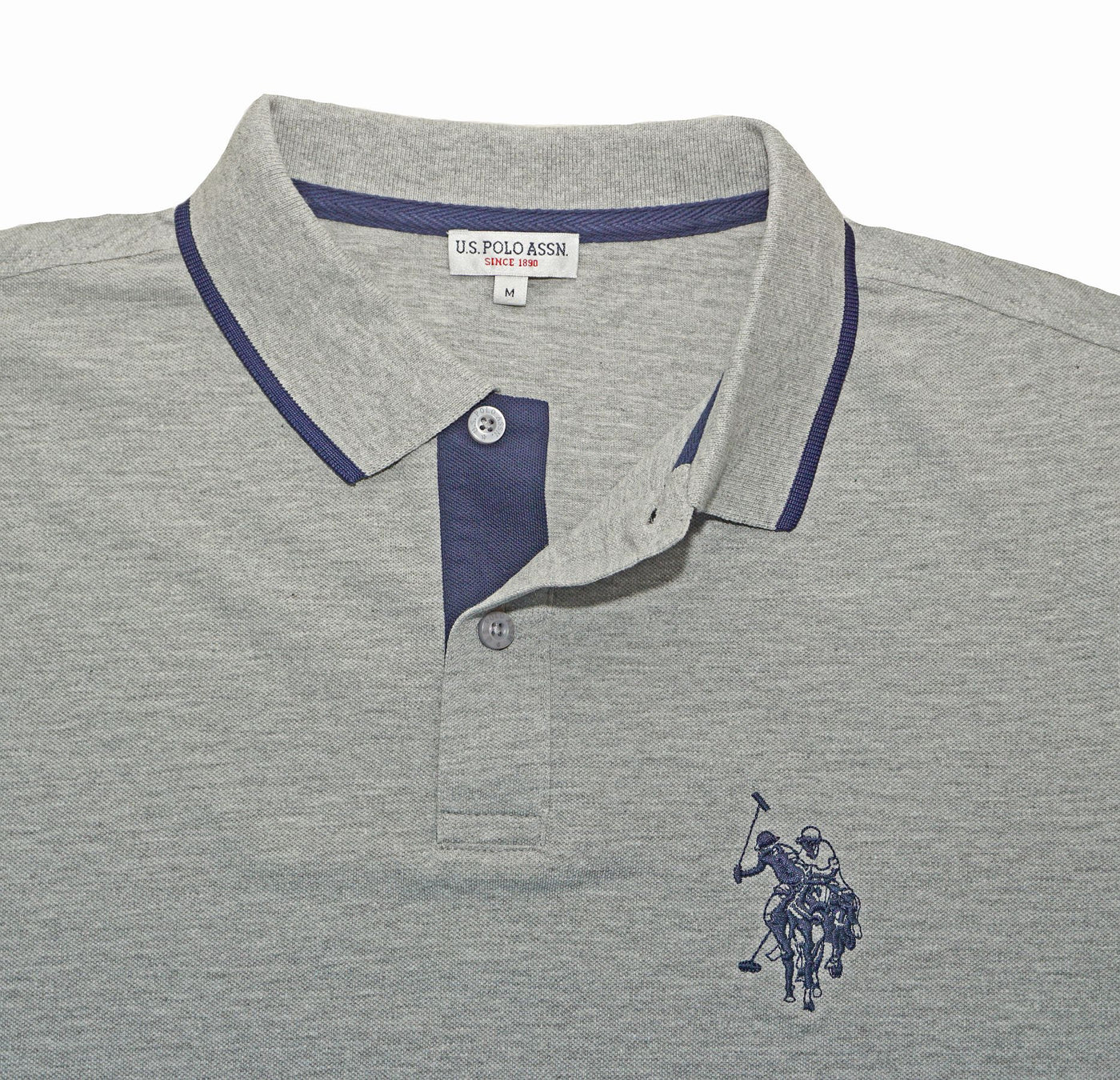U.S. POLO Longsleeve Poloshirt Polokragen