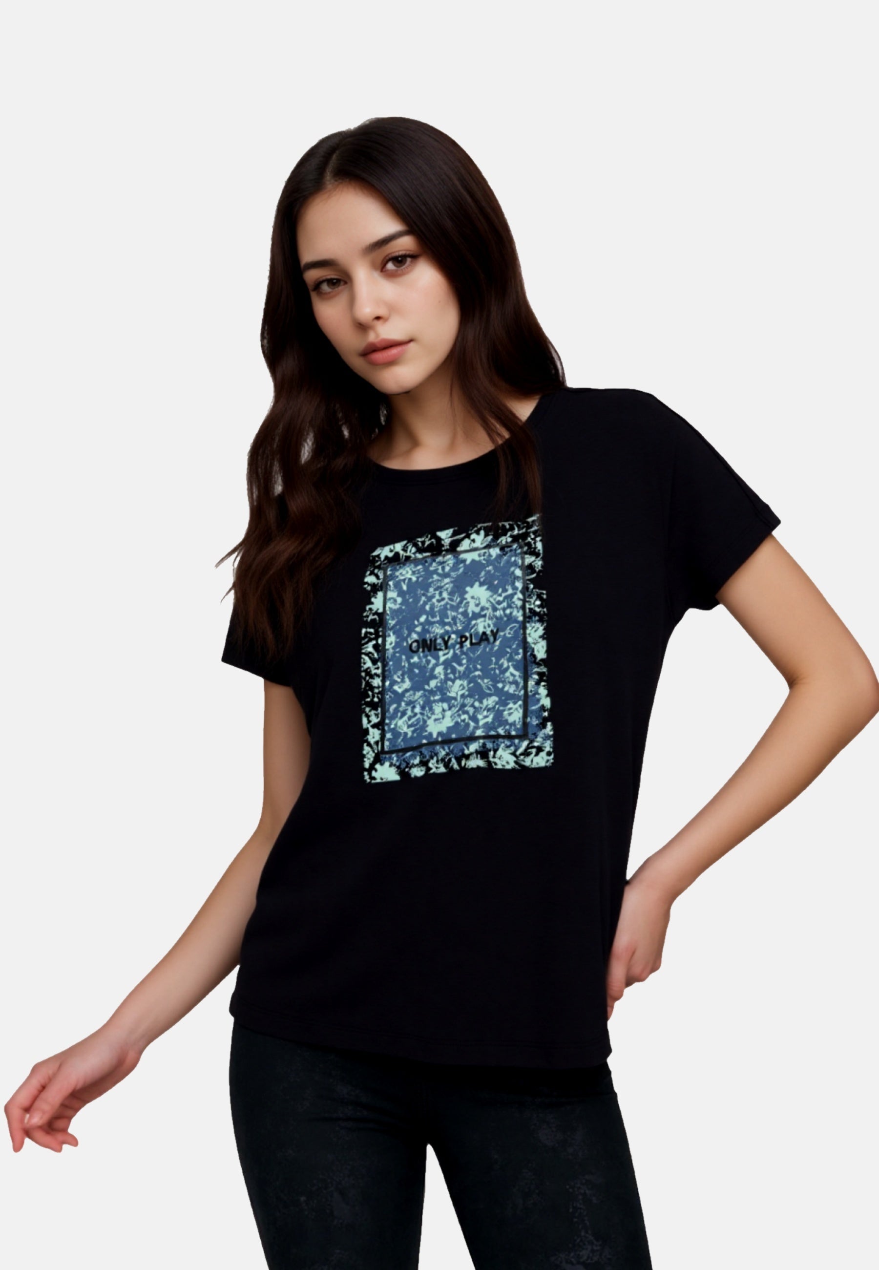 ONLY PLAY AUB-MIE LIFE Kurzarmshirt