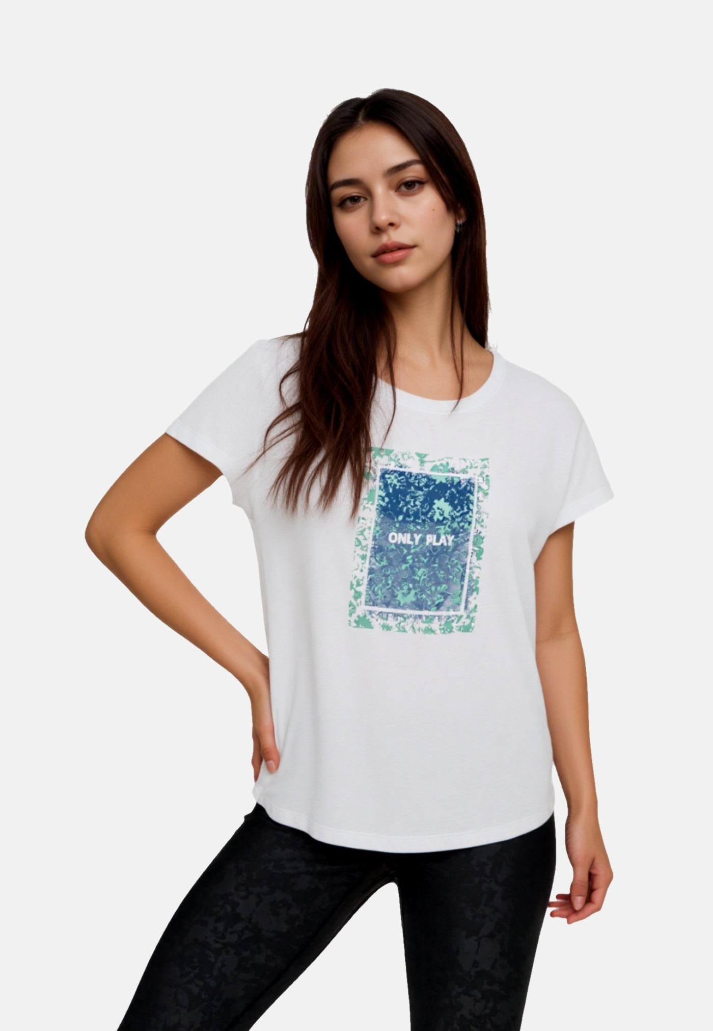 ONLY PLAY AUB-MIE LIFE Kurzarmshirt