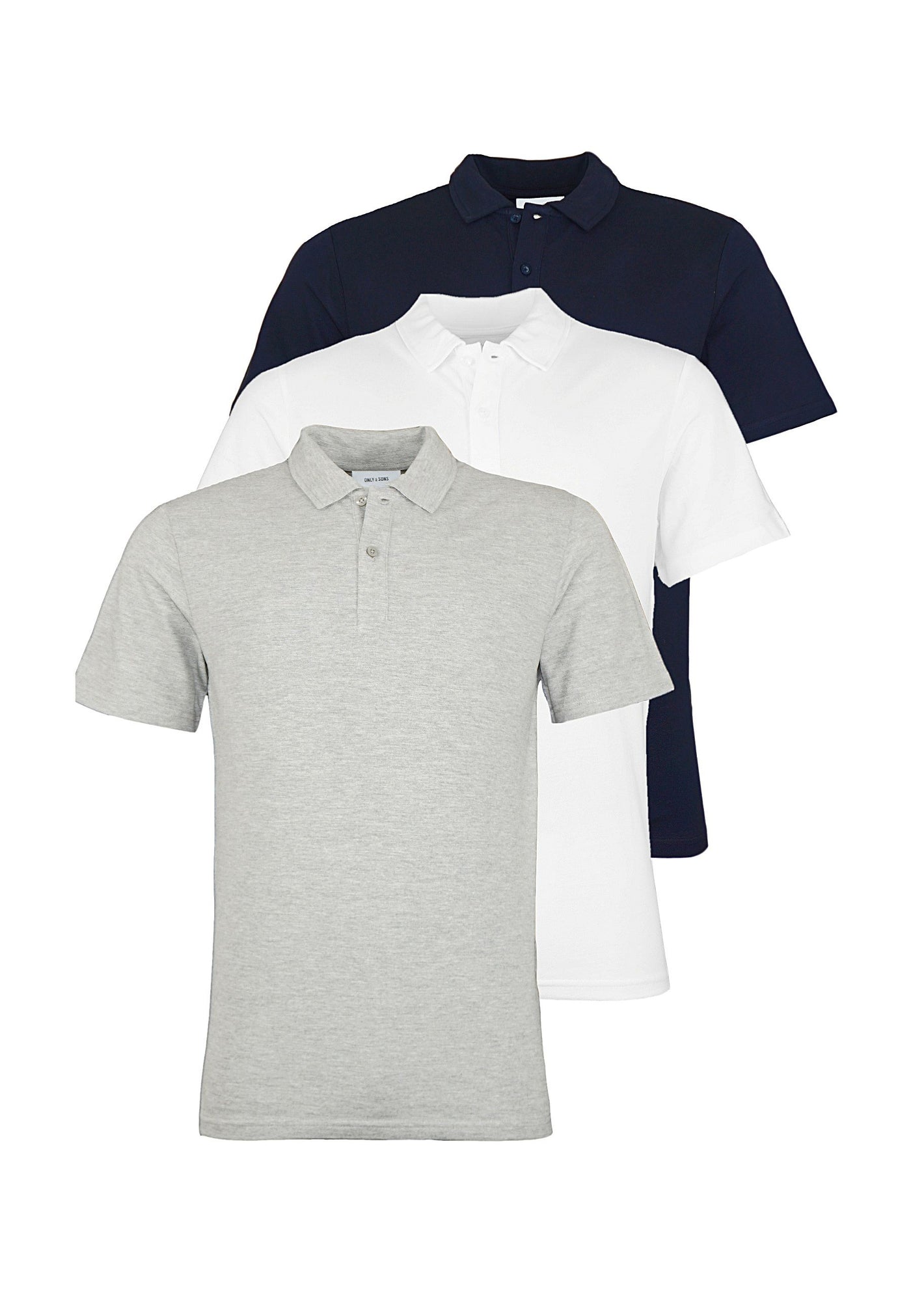 Only & Sons GORDON Kurzarmshirt im Dreierpack