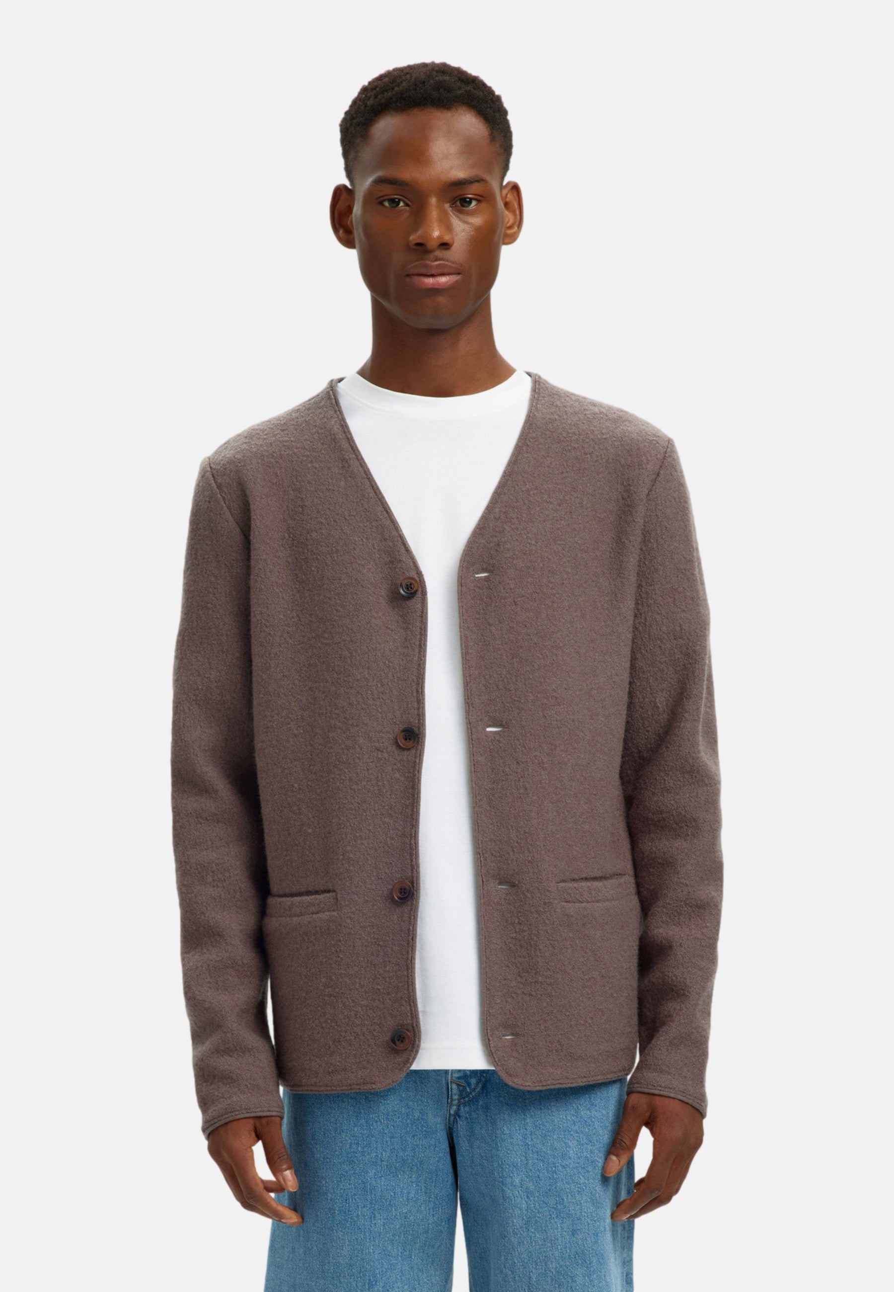 Selected Homme Jin Cardigan Knopfverschluss