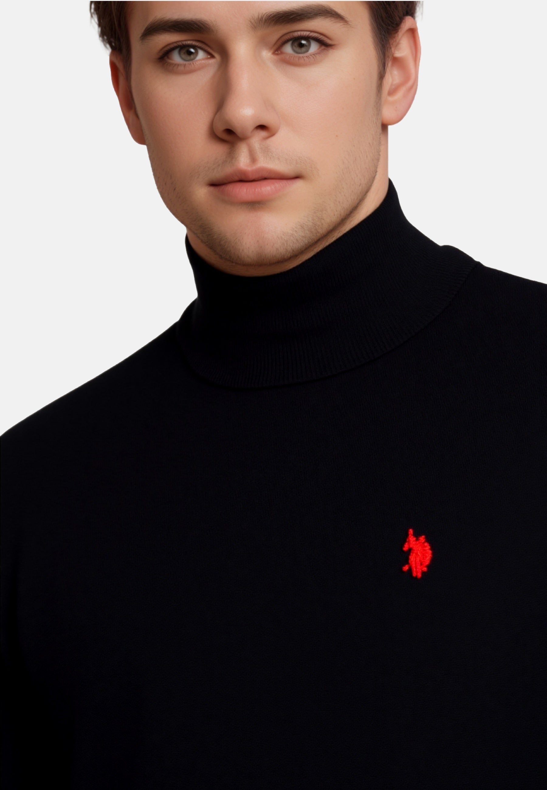 U.S. POLO Rollkragen Feinstrick